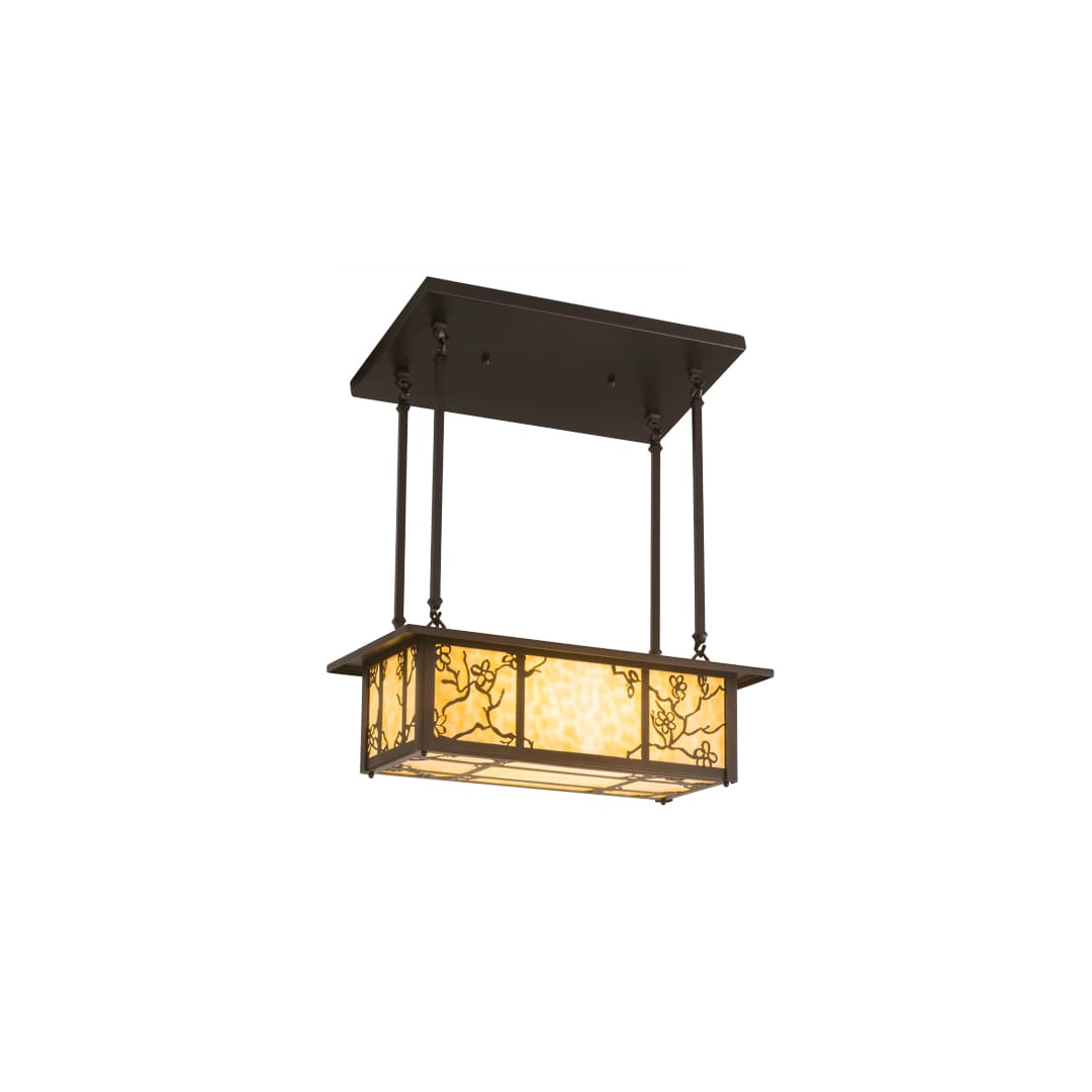Foliage 2 Light 12" Wide Linear Pendant