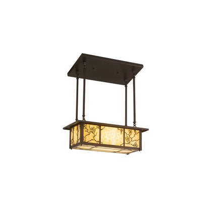 Foliage 2 Light 12" Wide Linear Pendant