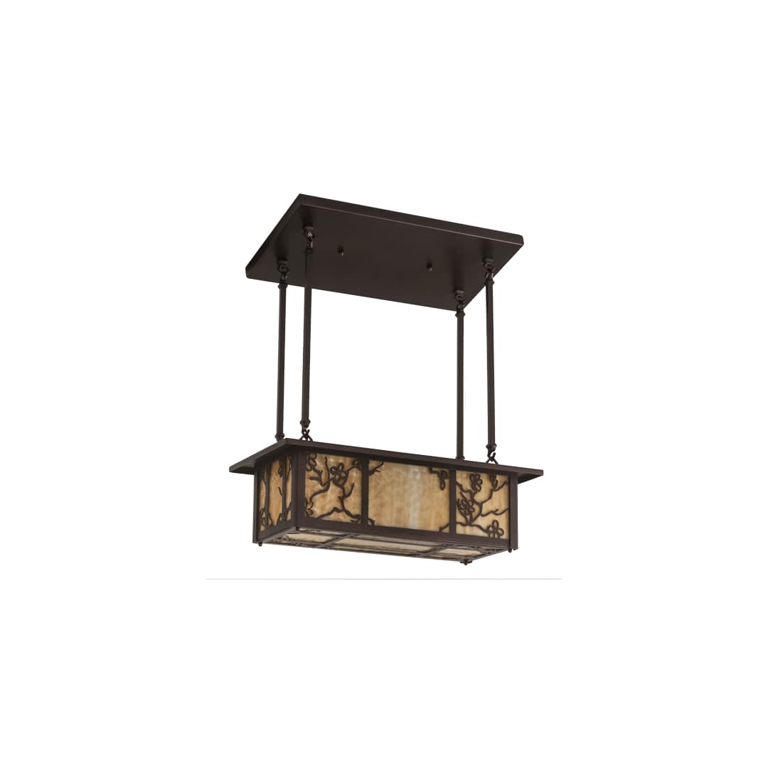 Foliage 2 Light 12" Wide Linear Pendant