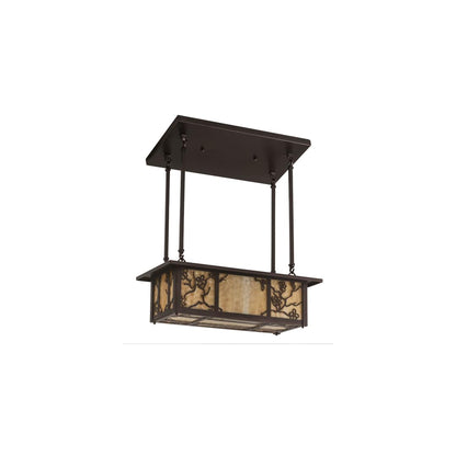 Foliage 2 Light 12" Wide Linear Pendant