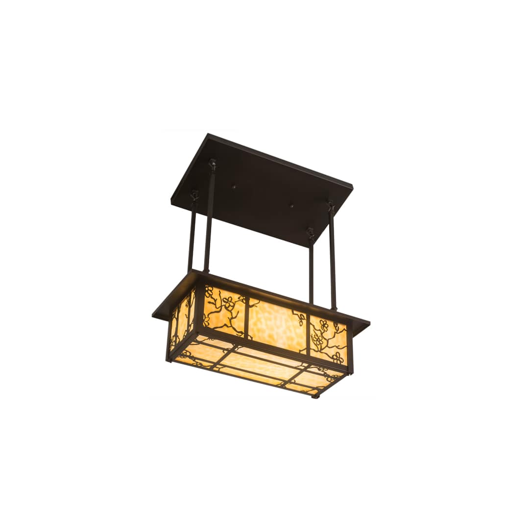 Foliage 2 Light 12" Wide Linear Pendant