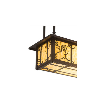 Foliage 2 Light 12" Wide Linear Pendant