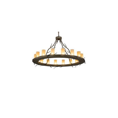 Loxley Branches 16 Light 49" Wide Ring Chandelier