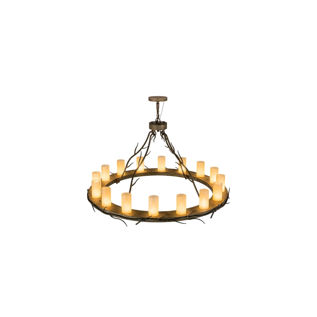 Loxley Branches 16 Light 49" Wide Ring Chandelier