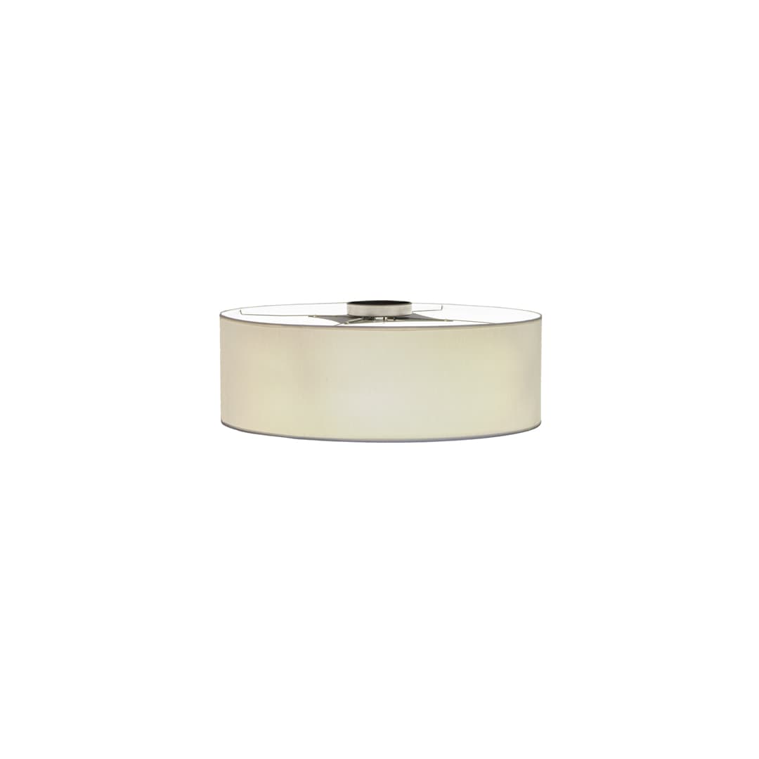 Cilindro 4 Light 30" Wide Semi-Flush Drum Ceiling Fixture - Brushed Nickel Finish