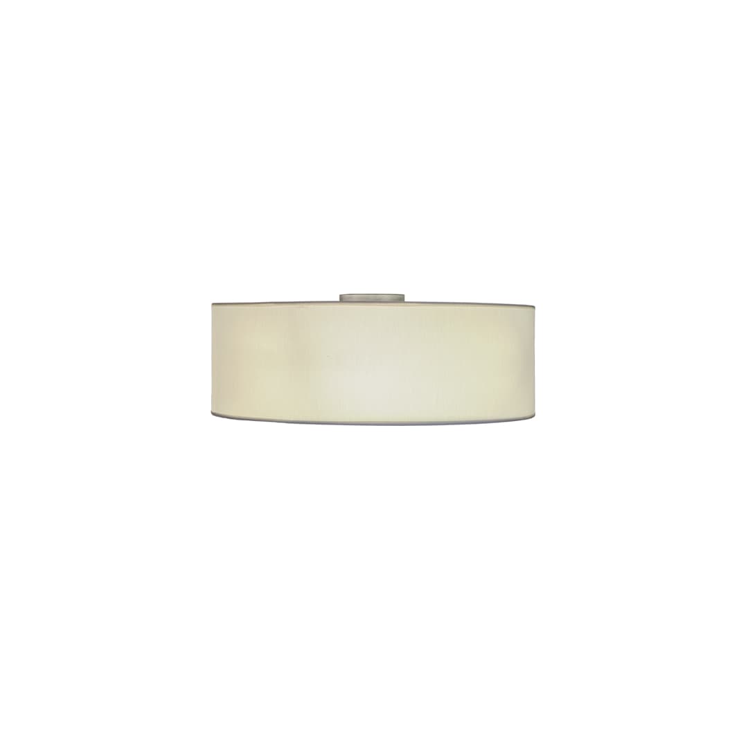 Cilindro 4 Light 30" Wide Semi-Flush Drum Ceiling Fixture - Brushed Nickel Finish