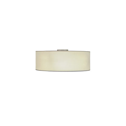 Cilindro 4 Light 30" Wide Semi-Flush Drum Ceiling Fixture - Brushed Nickel Finish
