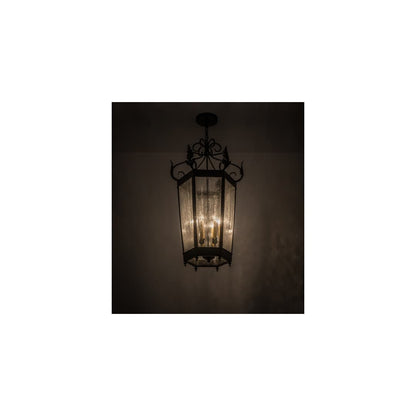 Regency 6 Light 21" Wide Taper Candle Pendant