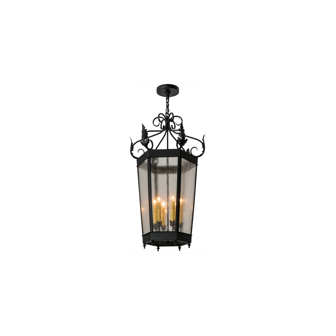 Regency 6 Light 21" Wide Taper Candle Pendant