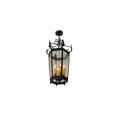 Regency 6 Light 21" Wide Taper Candle Pendant