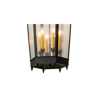Regency 6 Light 21" Wide Taper Candle Pendant