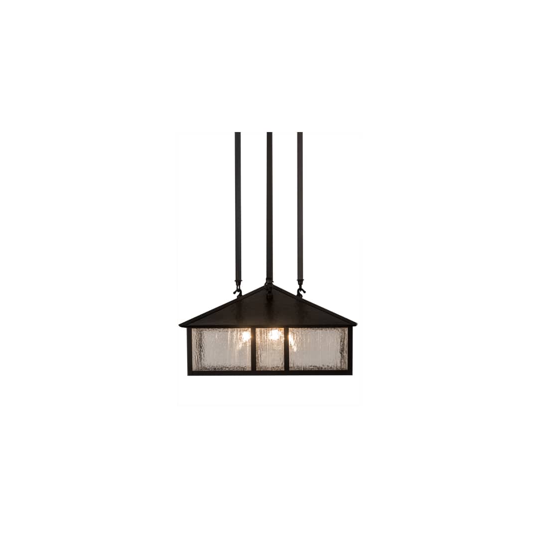 Mission 3 Light 25" Wide Pendant