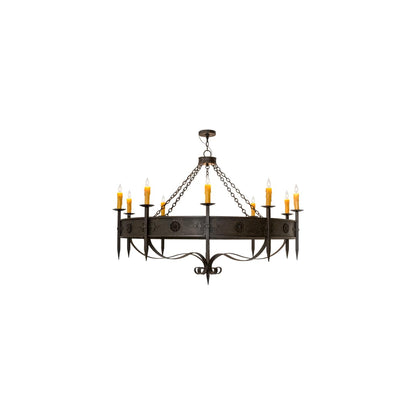 Calandra 10 Light 66" Wide Taper Candle Style Chandelier