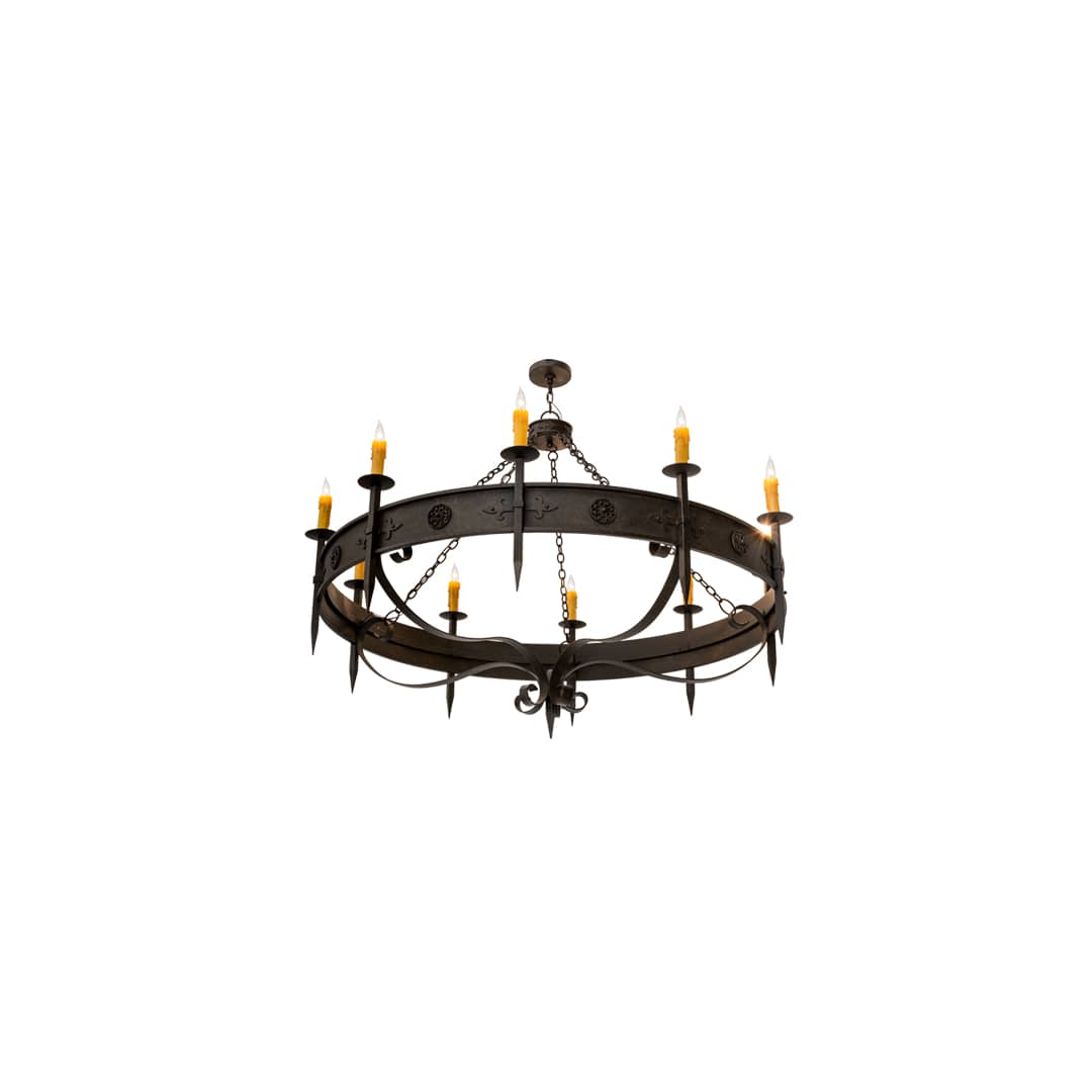 Calandra 10 Light 66" Wide Taper Candle Style Chandelier