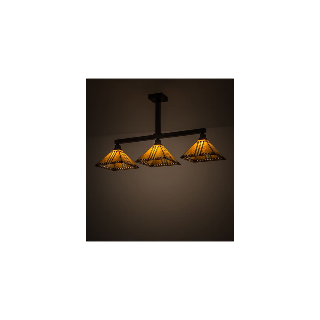 Prairie Corn 3 Light 13" Wide Linear Pendant
