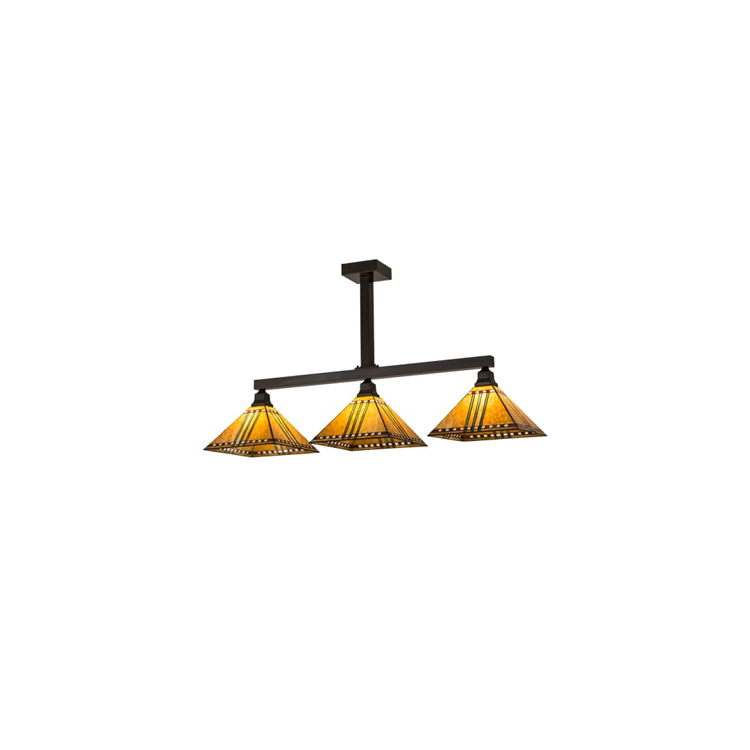 Prairie Corn 3 Light 13" Wide Linear Pendant