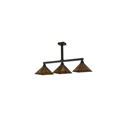 Prairie Corn 3 Light 13" Wide Linear Pendant