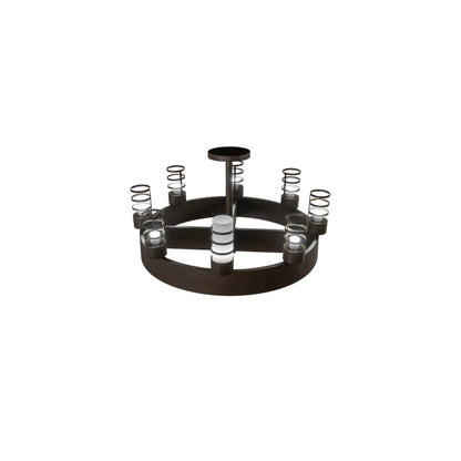 Molle Cilindro 8 Light 48" Wide Semi-flush Ceiling Fixture