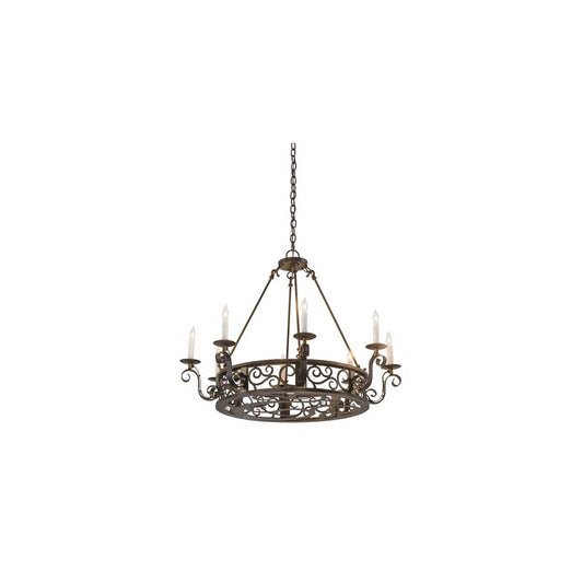 Delano 8 Light 36" Wide Taper Candle Style Chandelier