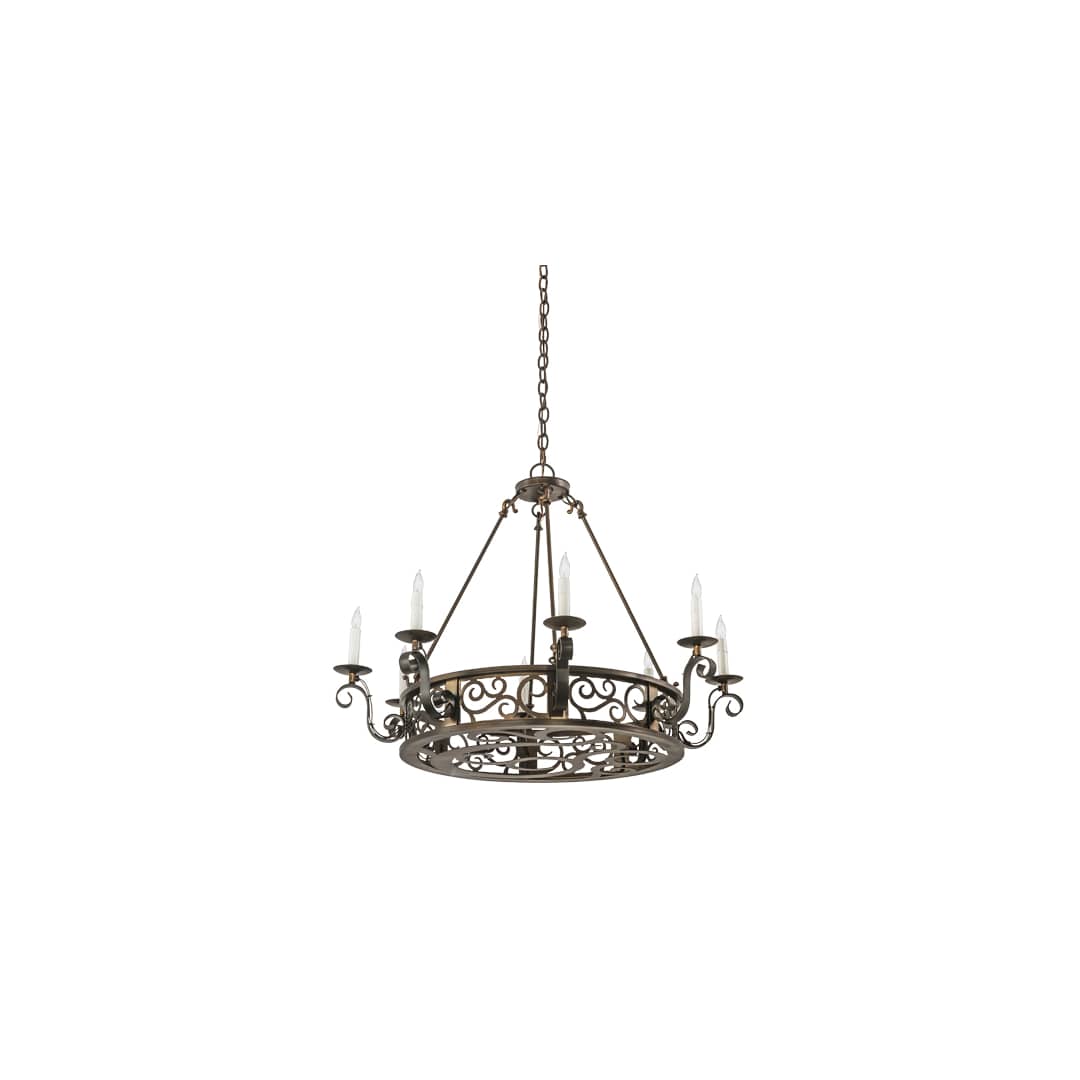 Delano 8 Light 36" Wide Taper Candle Style Chandelier