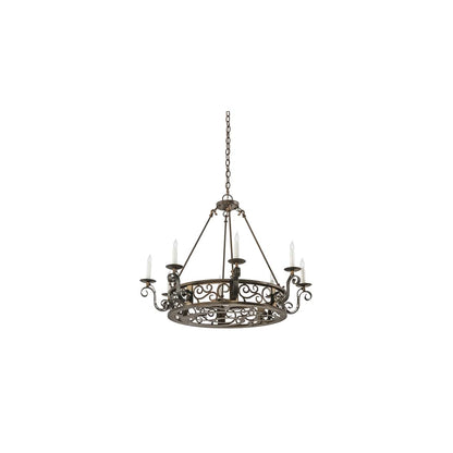 Delano 8 Light 36" Wide Taper Candle Style Chandelier