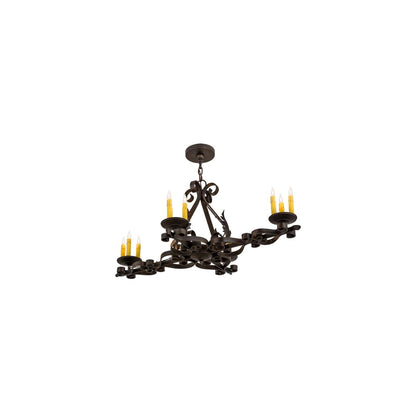 Elianna 12 Light 25" Wide Taper Candle Linear Chandelier