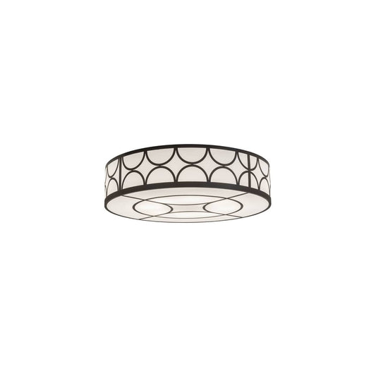 Revival Deco Cilindro 8 Light 60" Wide Semi-Flush Drum Ceiling Fixture