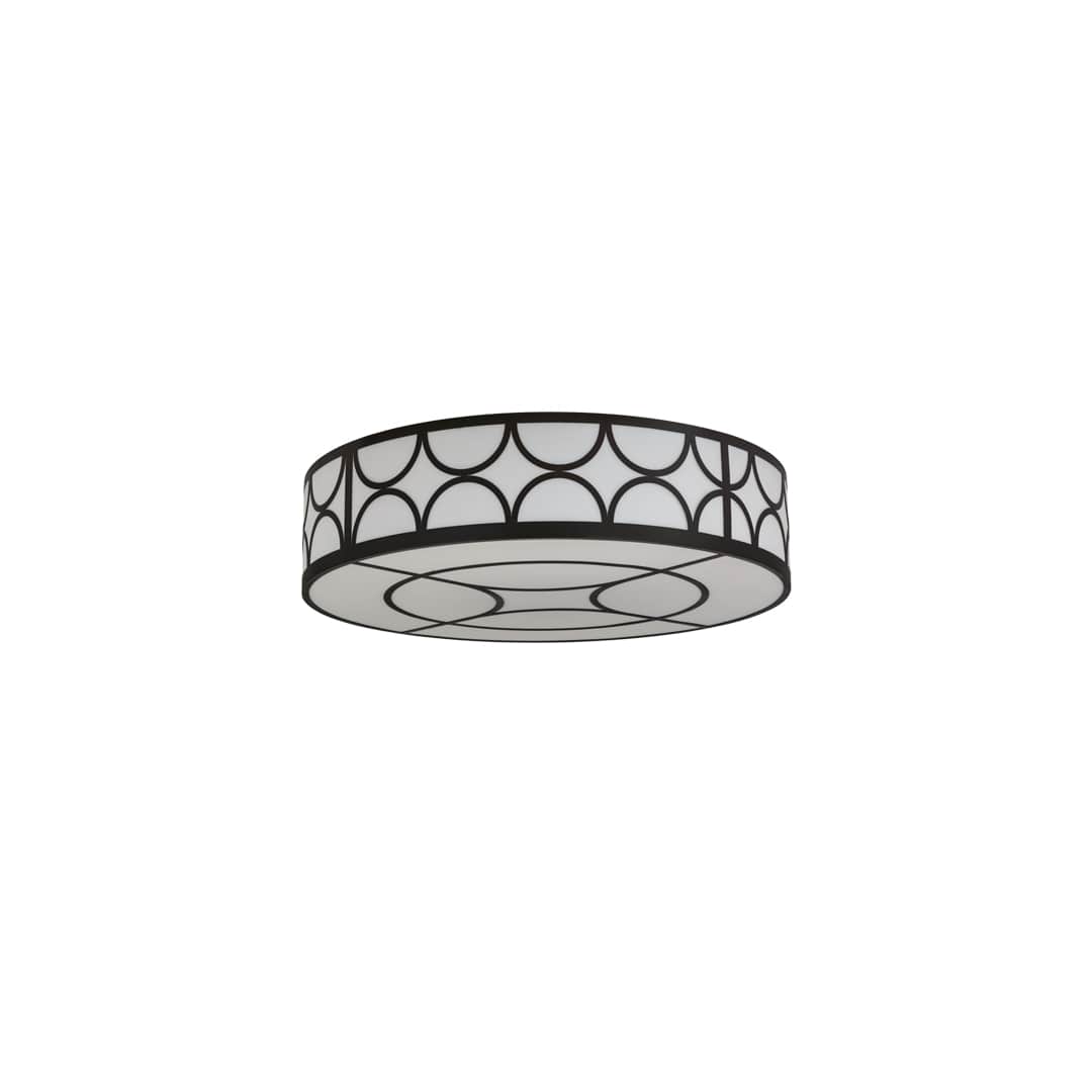 Revival Deco Cilindro 8 Light 60" Wide Semi-Flush Drum Ceiling Fixture