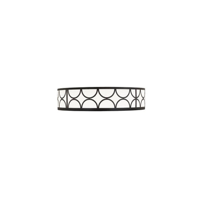 Revival Deco Cilindro 8 Light 60" Wide Semi-Flush Drum Ceiling Fixture