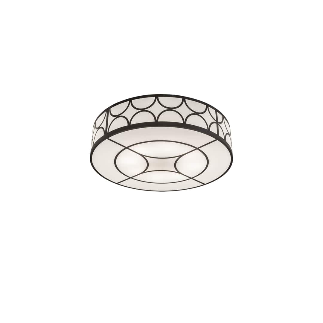 Revival Deco Cilindro 8 Light 60" Wide Semi-Flush Drum Ceiling Fixture