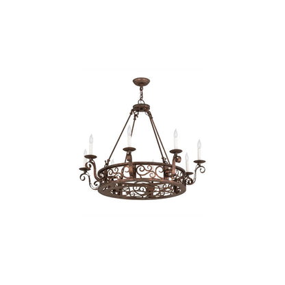 Delano 8 Light 36" Wide Taper Candle Style Chandelier