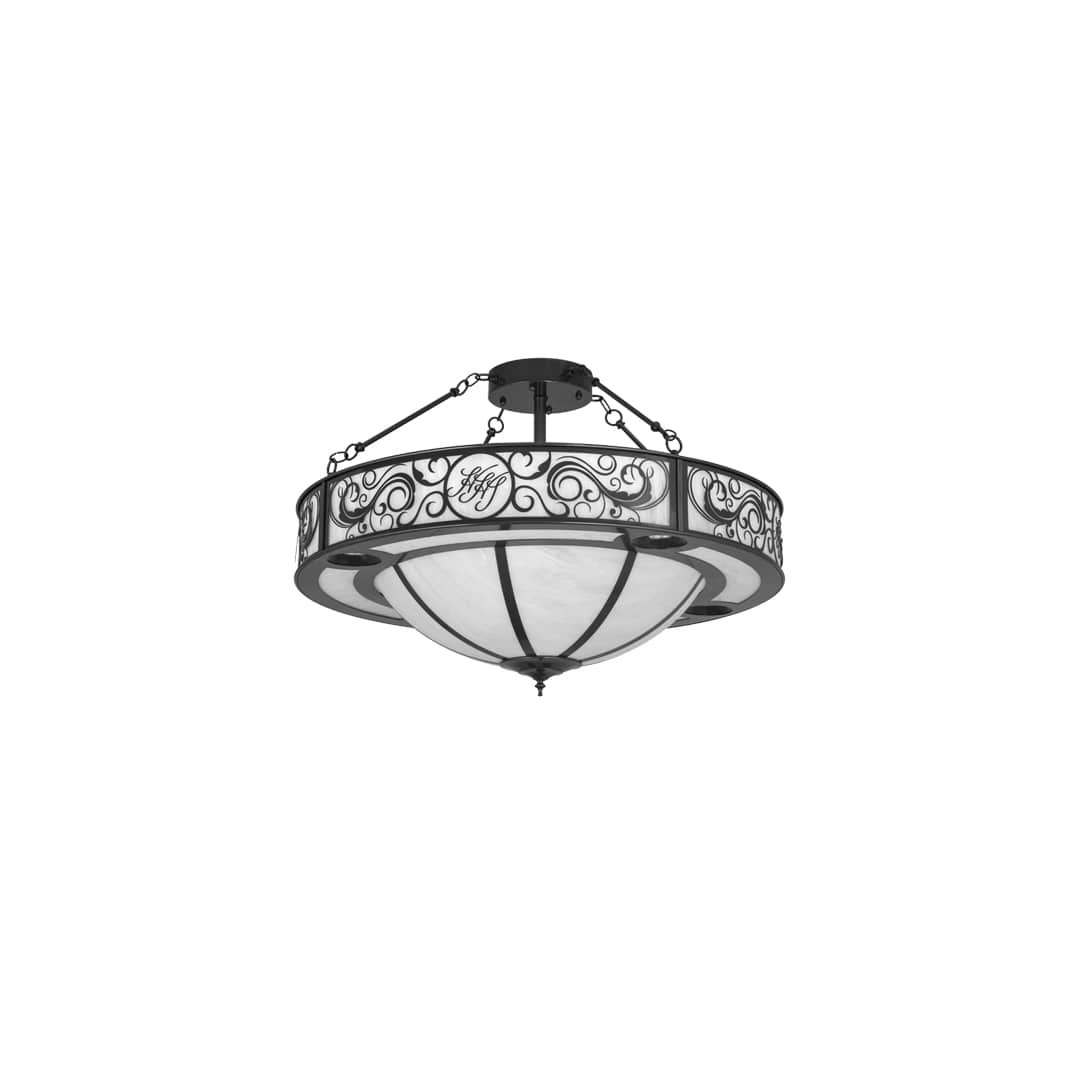 Personalized 6 Light 36" Wide Pendant