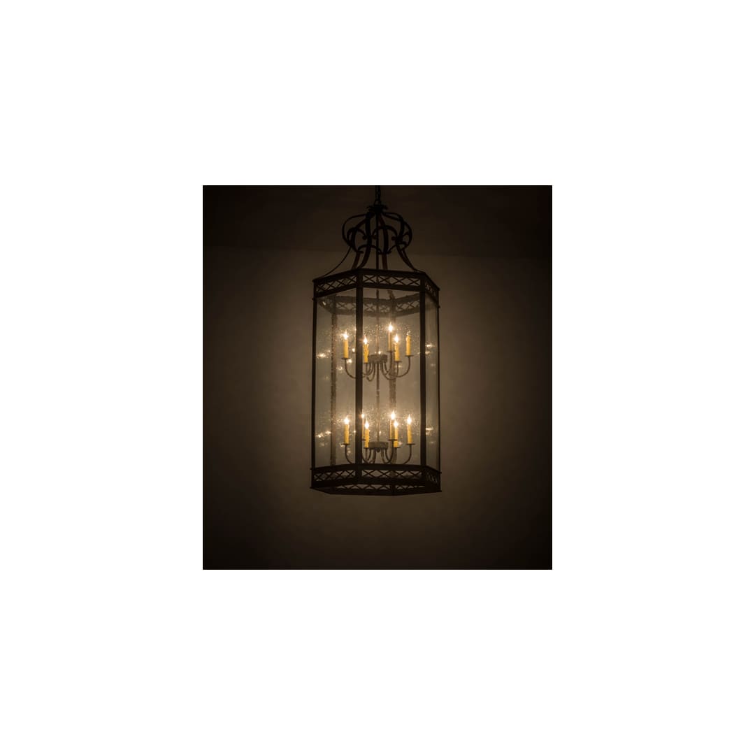 Estancia 12 Light 27" Wide Taper Candle Pendant