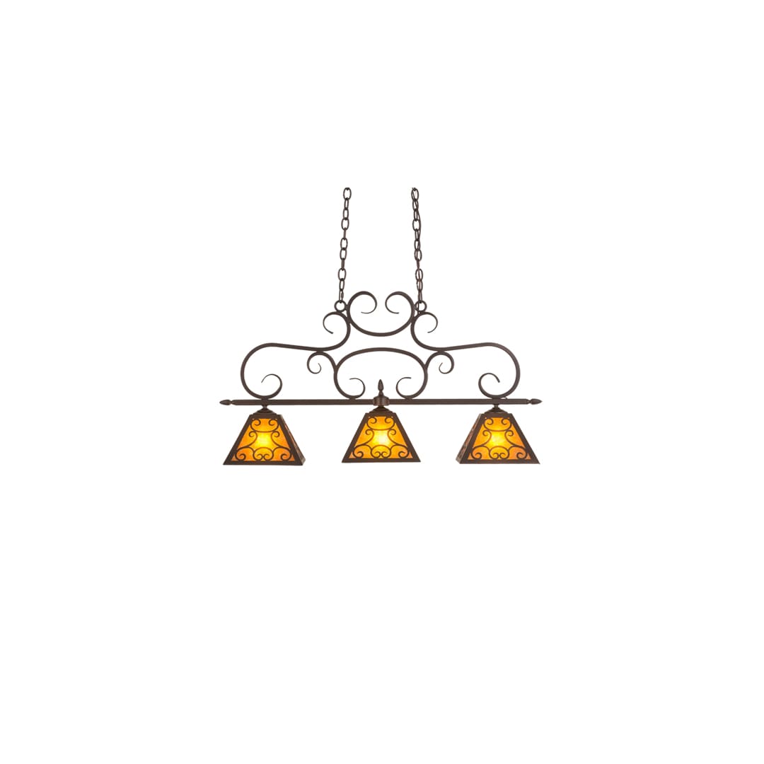 Bandolei 3 Light 10" Wide Linear Pendant