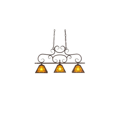 Bandolei 3 Light 10" Wide Linear Pendant