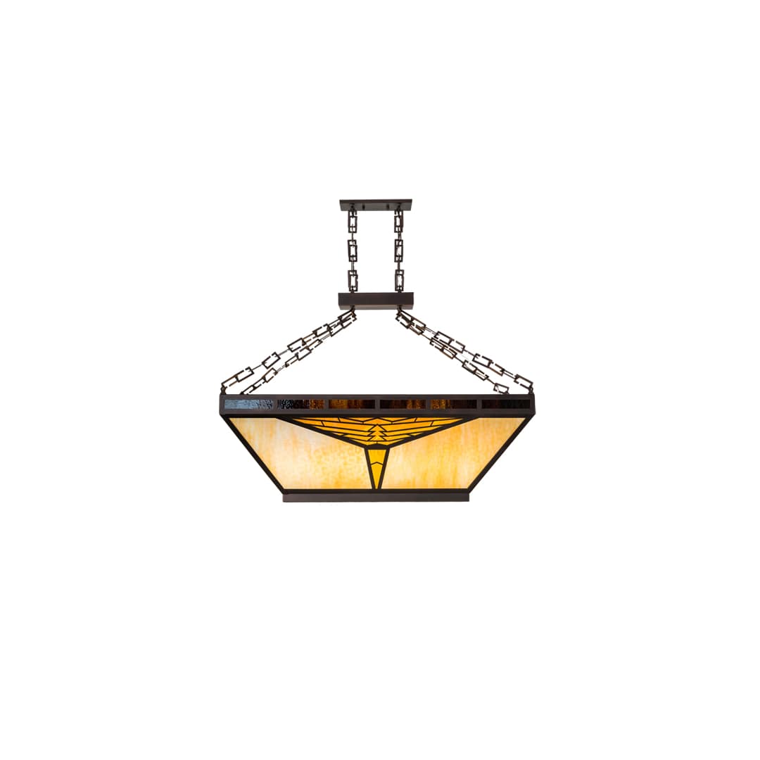 Mission 9 Light 24" Wide Linear Pendant