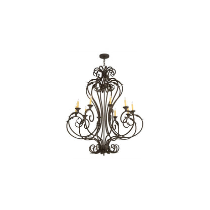Josephine 10 Light 48" Wide Taper Candle Style Chandelier