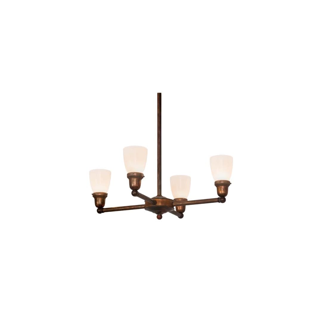 Revival Goblet 4 Light 26" Wide Chandelier
