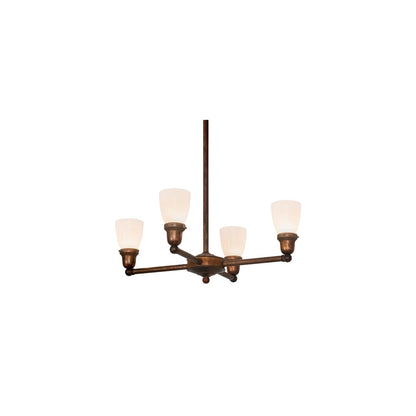 Revival Goblet 4 Light 26" Wide Chandelier