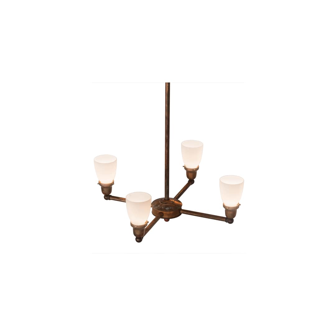 Revival Goblet 4 Light 26" Wide Chandelier