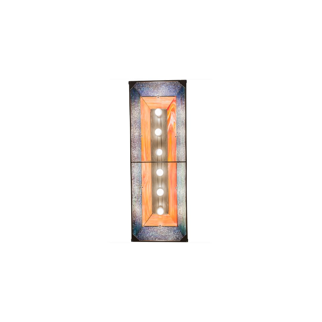 Deer at Lake 6 Light 17" Wide Linear Pendant