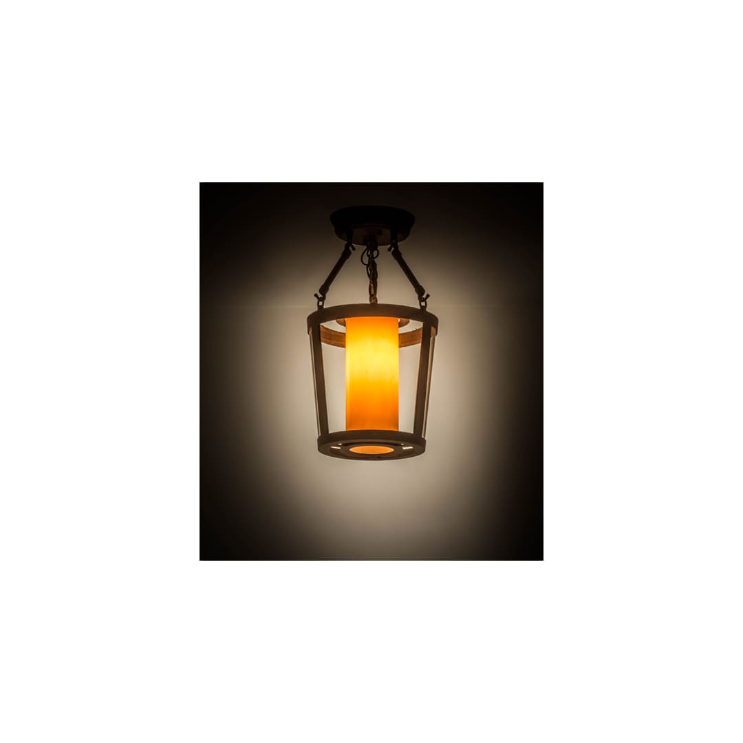 Cilindro Tapered 10" Wide Semi-Flush Ceiling Fixture