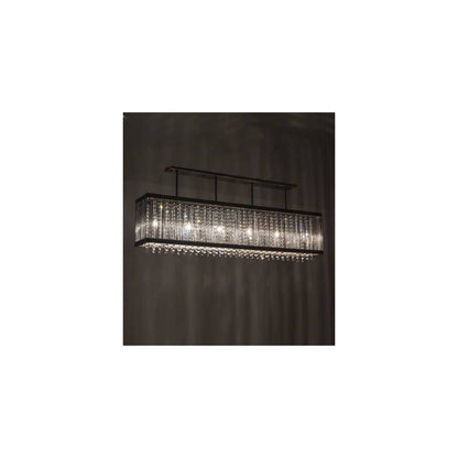 Quadrato Graz 6 Light 10" Wide Linear Pendant