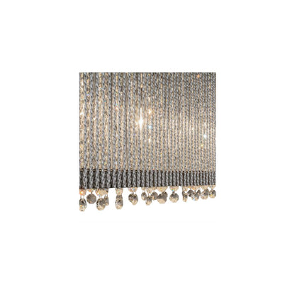 Quadrato Graz 6 Light 10" Wide Linear Pendant