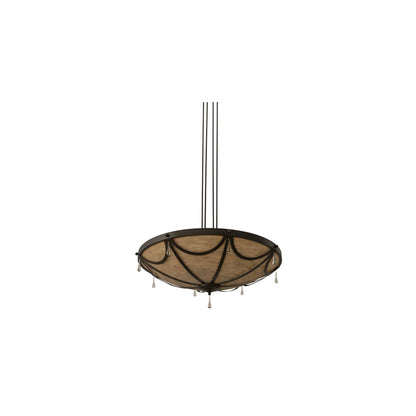 Carousel 8 Light 50" Wide Crystal Pendant