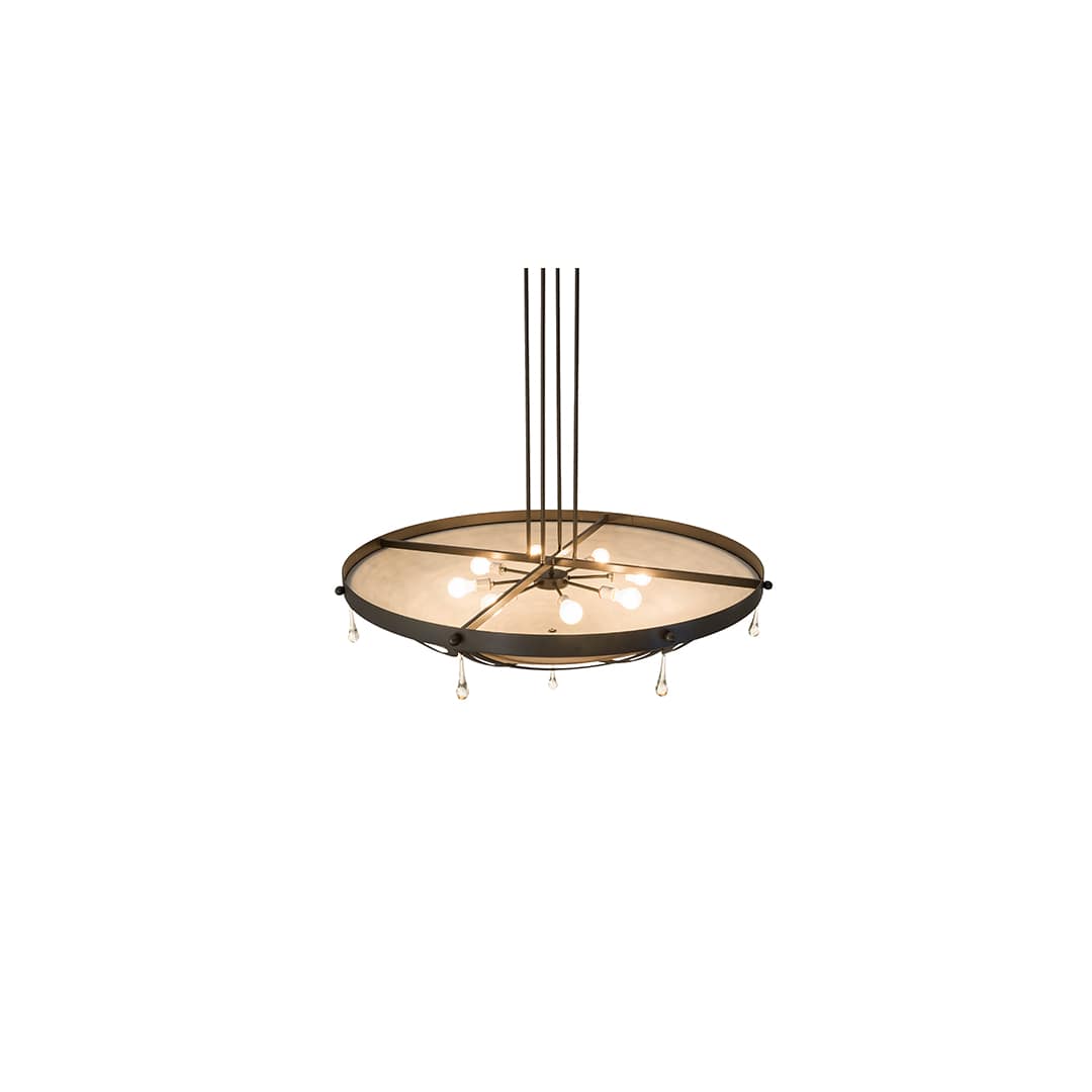Carousel 8 Light 50" Wide Crystal Pendant