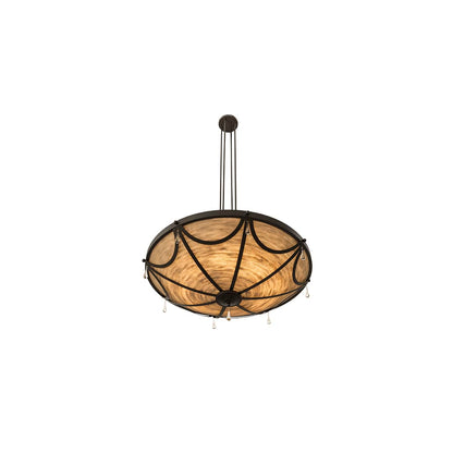 Carousel 8 Light 50" Wide Crystal Pendant