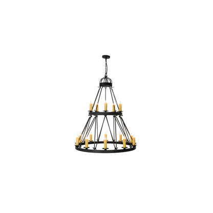 Lakeshore 15 Light 48" Wide Taper Candle Style Chandelier