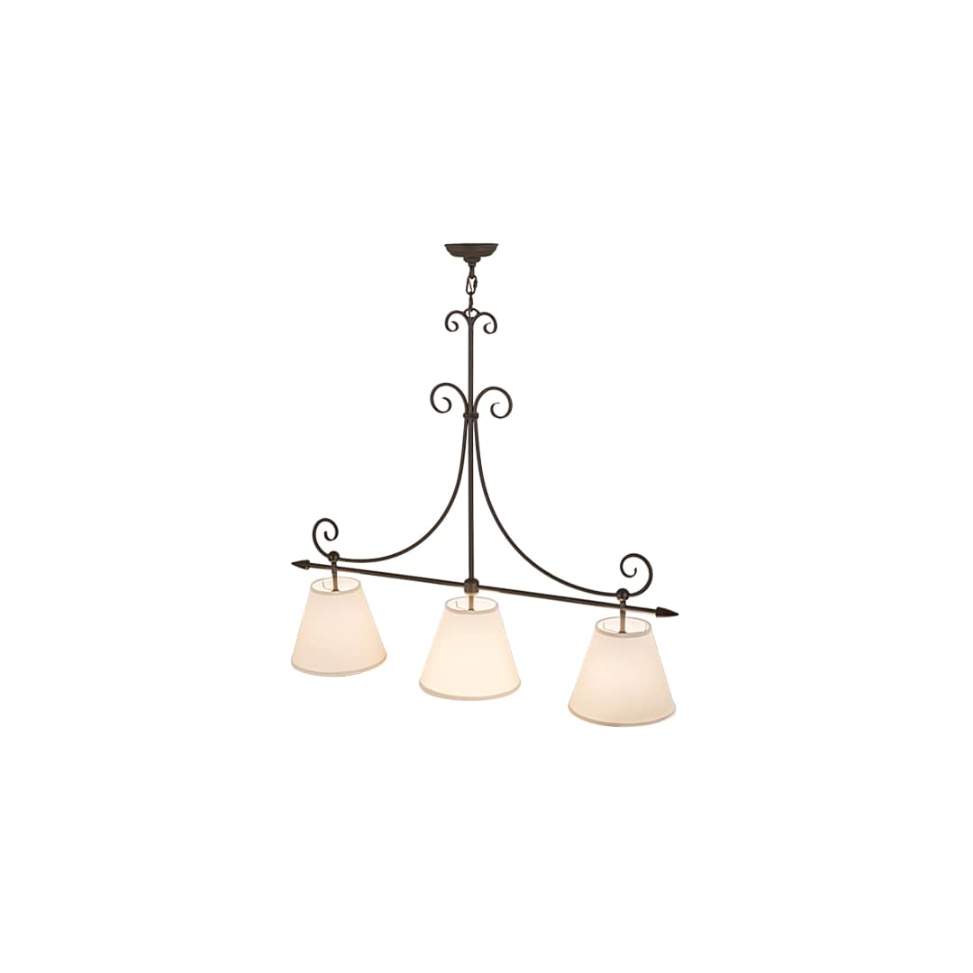 Marselle 3 Light 10" Wide Linear Pendant