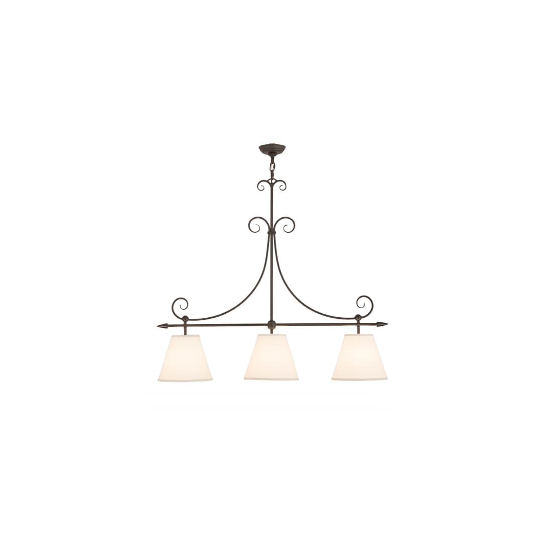 Marselle 3 Light 10" Wide Linear Pendant